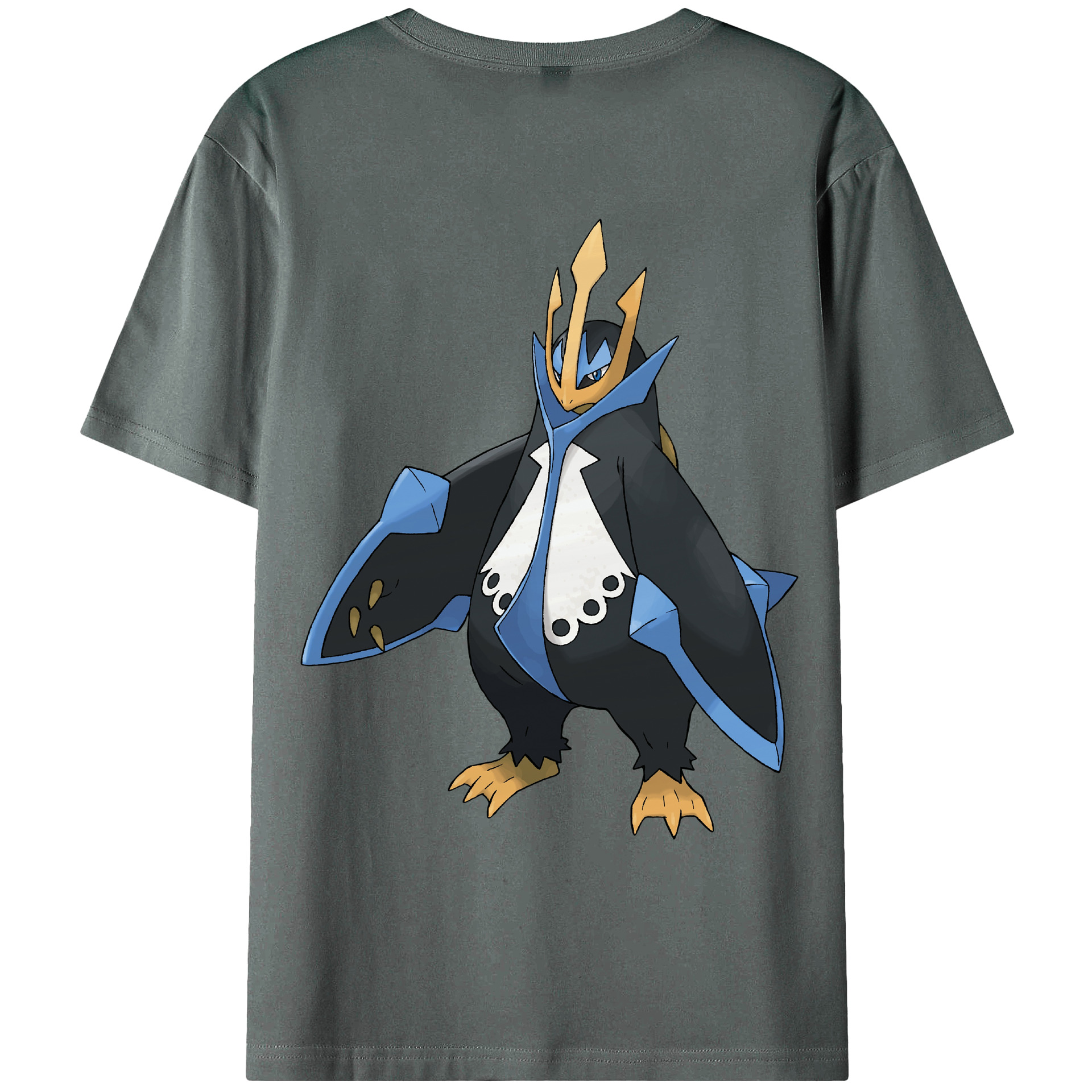 （画像用） ポケットモンスター Pokémon 綿100％ メンズ半袖Tシャツ（バックプリント） 通気性